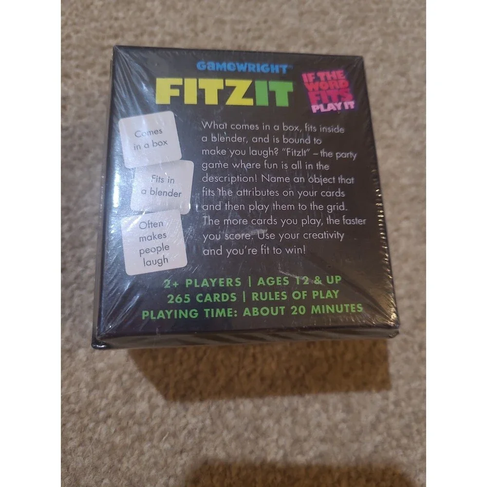 Fitz It Game New Unopened